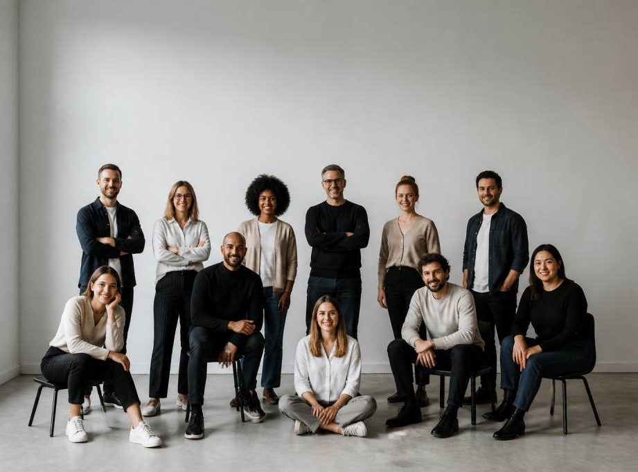 Photo de groupe originale pour valoriser l’image de votre entreprise