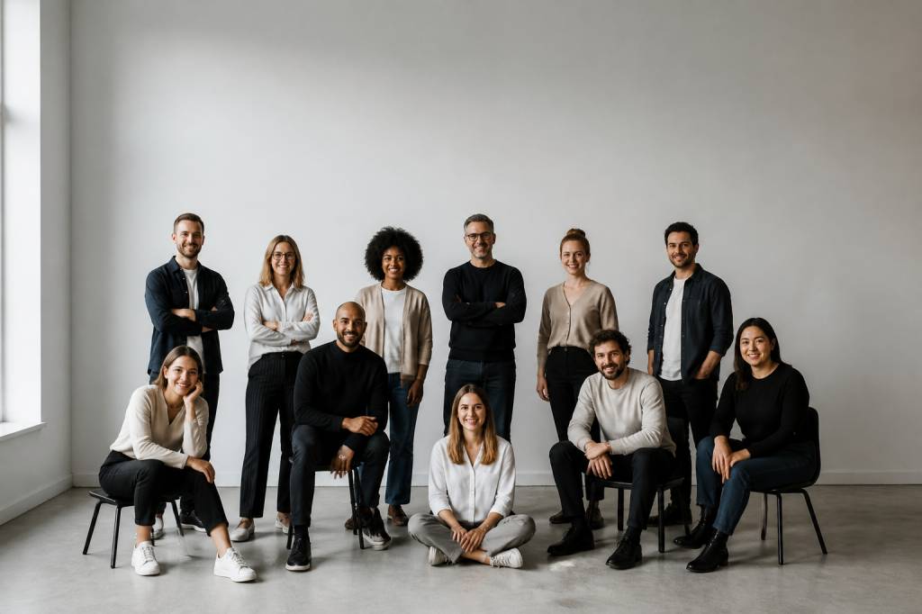 Photo de groupe originale pour valoriser l’image de votre entreprise