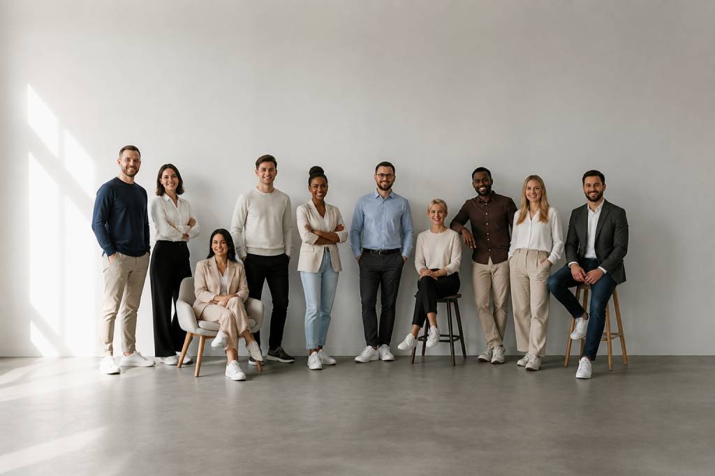 Photos de groupe originale pour une communication d’entreprise efficace